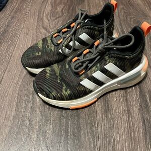 Boys Camo Adidas shoes